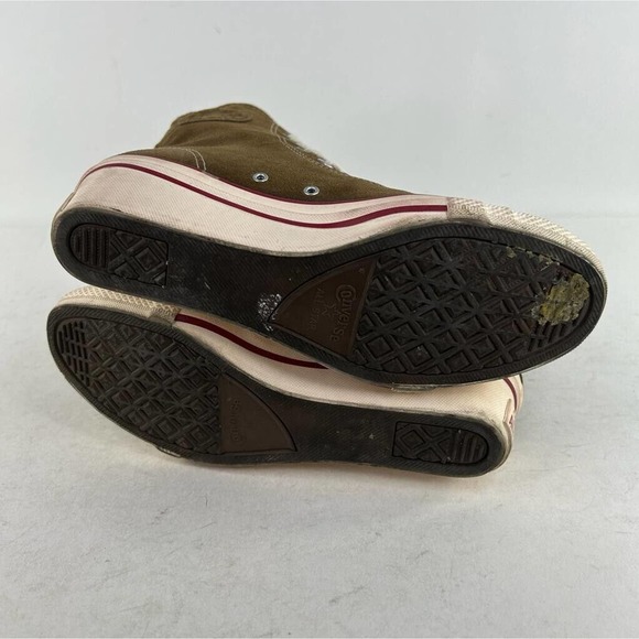 Converse Women's CT Hi-Ness XHI Brown Red Boots US 7 Wedge Lace-Up Sneakers - Picture 15 of 15